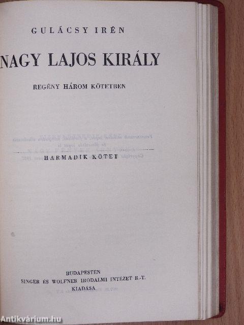 Nagy Lajos király I-III.