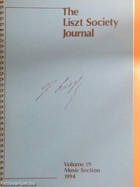 The Liszt Society Journal 19. - Music Section