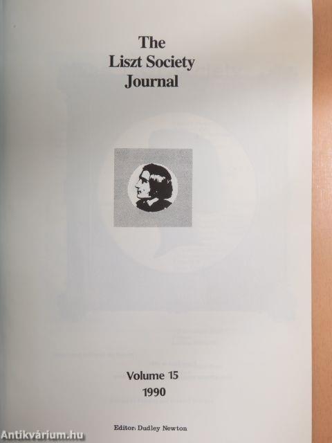 The Liszt Society Journal 15.