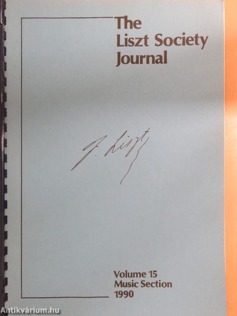 The Liszt Society Journal 15. - Music Section