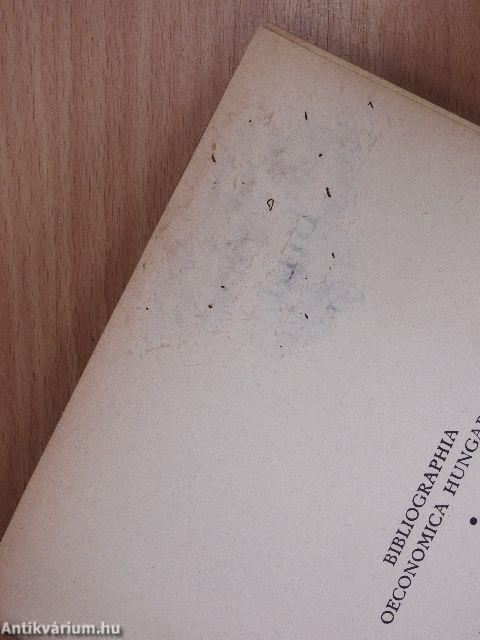 A magyar gazdasági irodalom könyvészete II. 1806-1830.