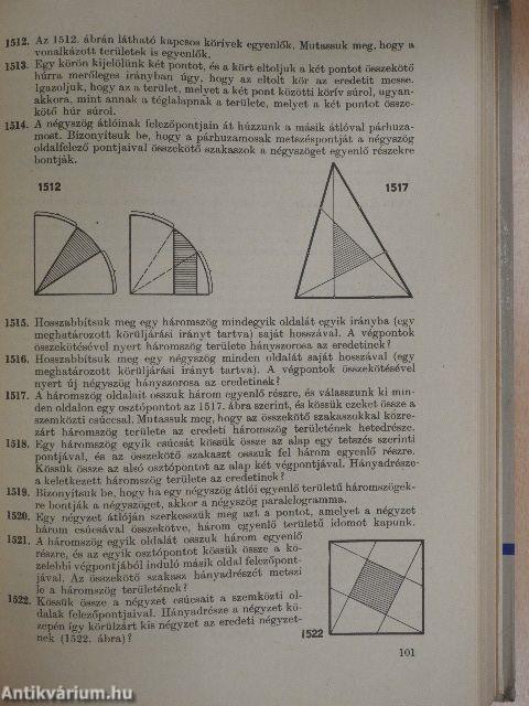 Geometriai feladatok gyűjteménye I-II.
