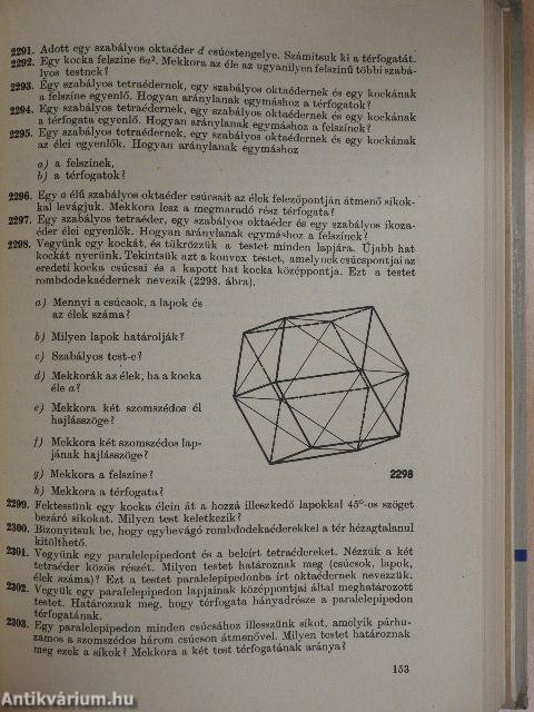 Geometriai feladatok gyűjteménye I-II.