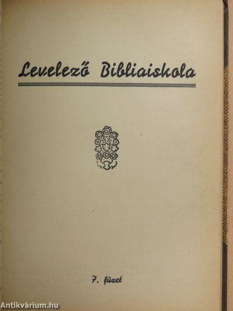 Levelező Bibliaiskola 1-7.