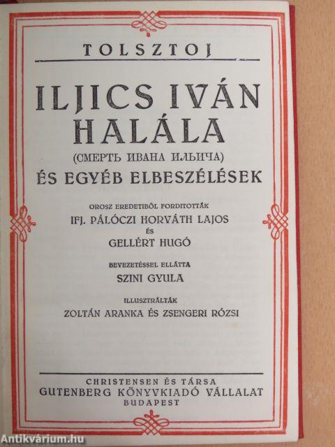 Iljics Iván halála és egyéb elbeszélések