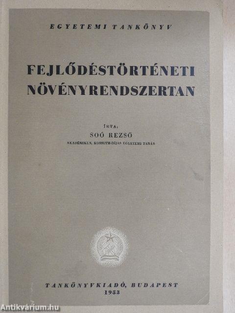 Fejlődéstörténeti növényrendszertan