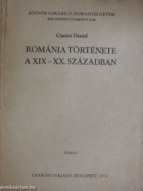 Románia története a XIX-XX. században