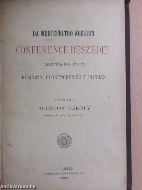 Da Montefeltro Ágoston conference-beszédei