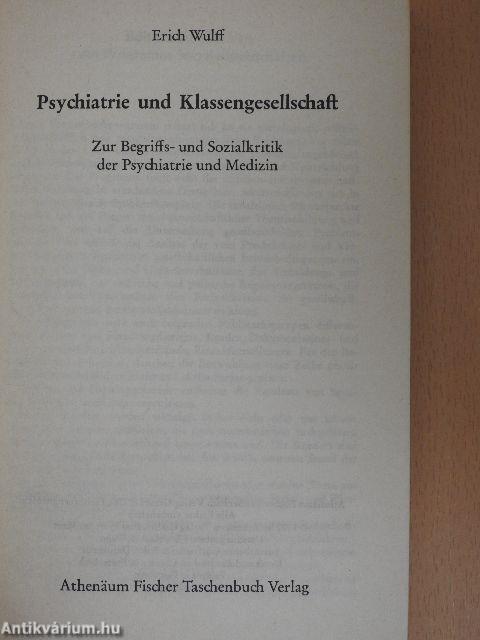 Psychiatrie und Klassengesellschaft