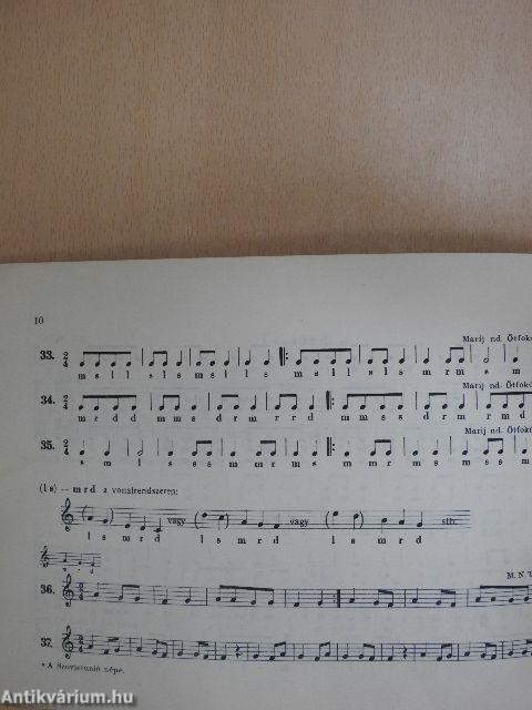 Szolfézs példatár - Alsófok I.