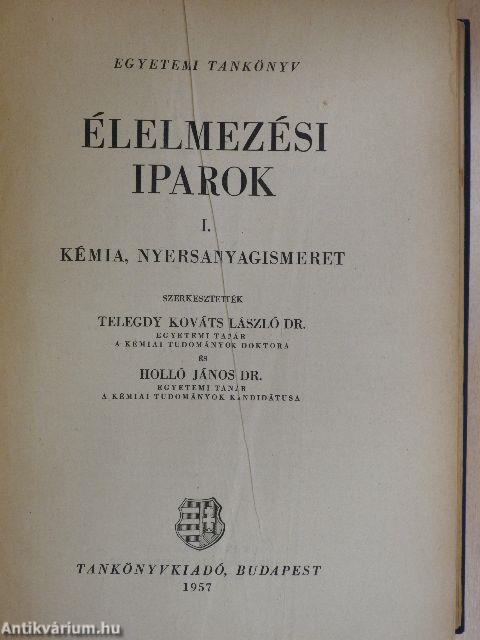 Élelmezési iparok I.