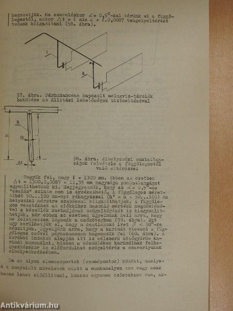 Szerelőipari anyagok, szerkezetek, technológiák III.