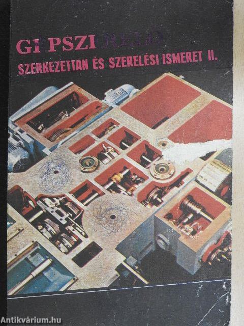 Gépszerelő szerkezettan és szerelési ismeret II.