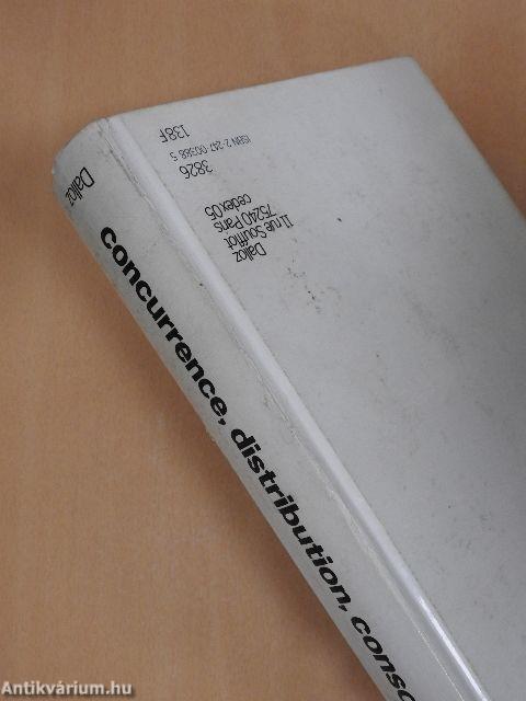 Concurrence, distribution, consommation