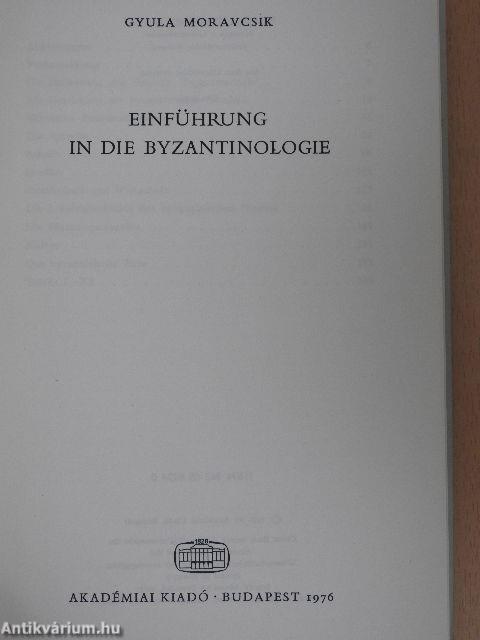 Einführung in die Byzantinologie