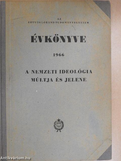 Az Eötvös Loránd Tudományegyetem Évkönyve 1966