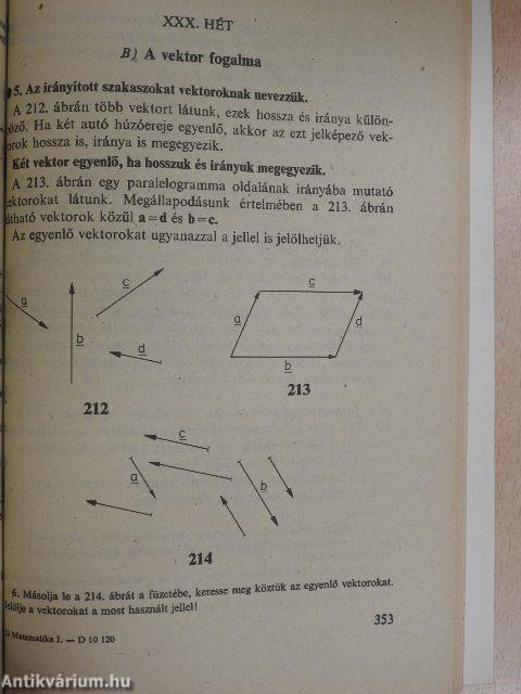 Matematika I.