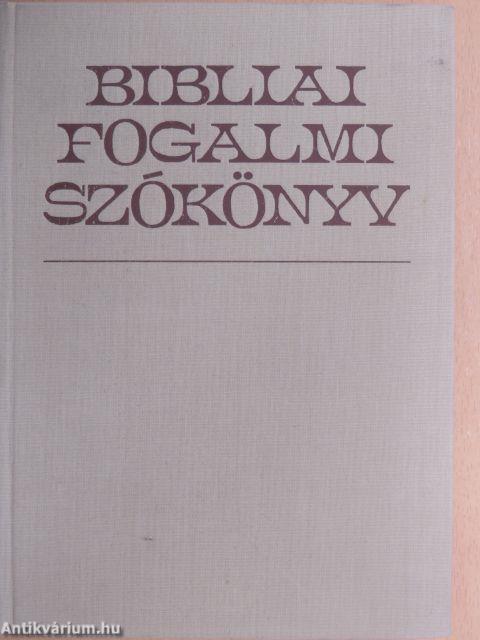 Bibliai fogalmi szókönyv