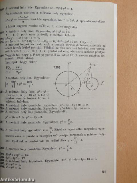 Geometriai feladatok gyűjteménye II.