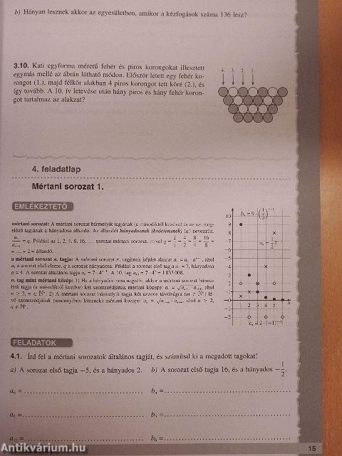 Matematika gyakorló feladatlapok 12.