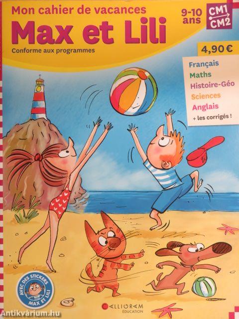 Mon cahier de vacances Max et Lili