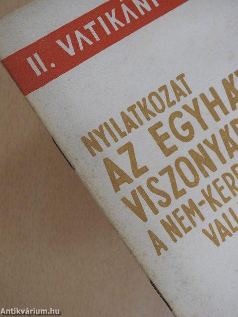 Nyilatkozat az egyház viszonyáról a nem-keresztény vallásokhoz