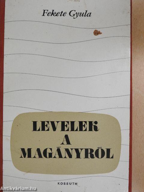 Levelek a magányról