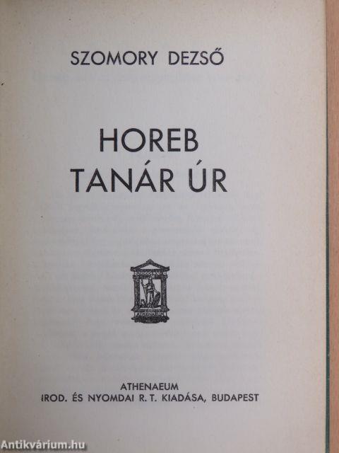 Horeb tanár úr