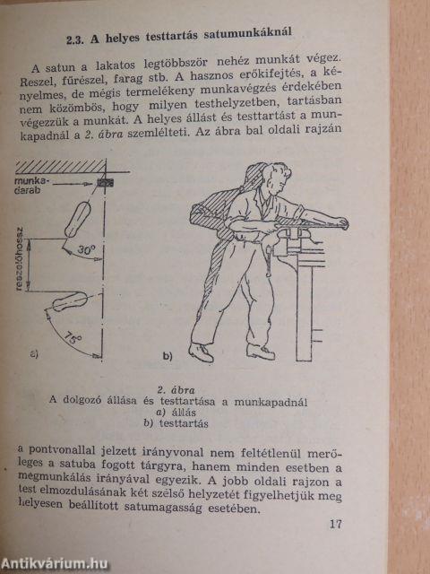 A lakatosmunkák munkavédelmi követelményei