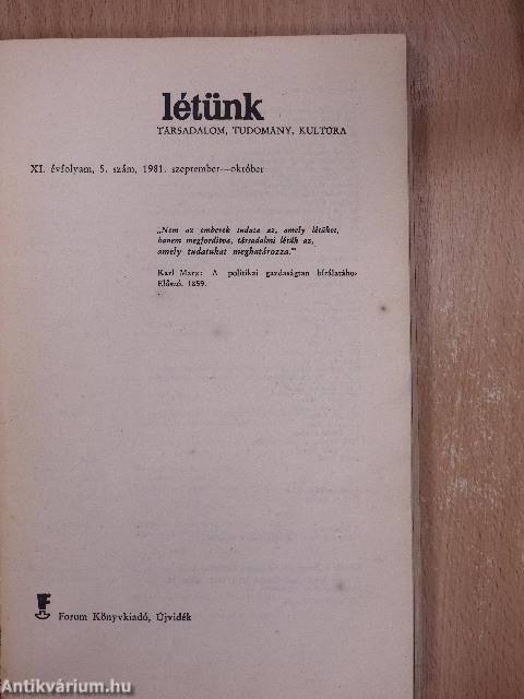 Létünk 1981. szeptember-október