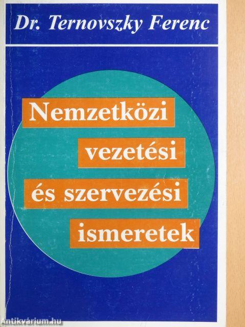 Nemzetközi vezetési és szervezési ismeretek