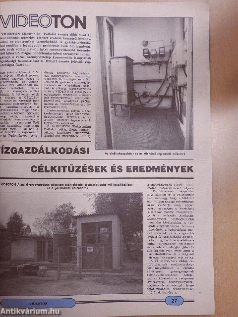 Vízvédelem ma és holnap 1985