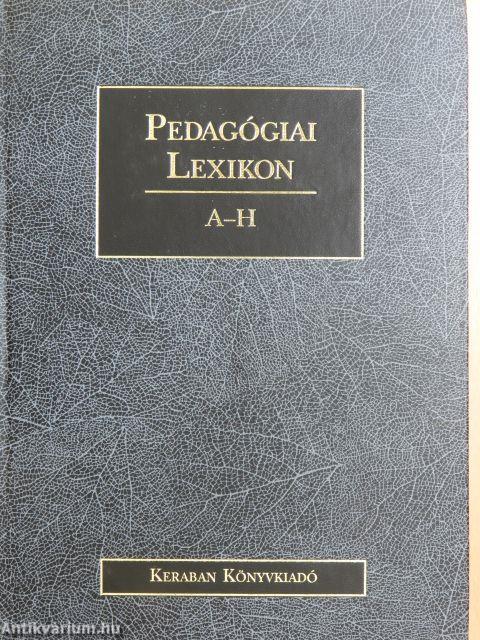 Pedagógiai Lexikon I-III.