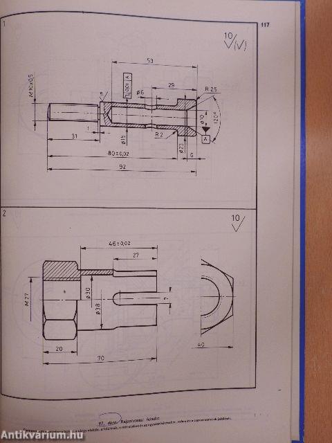 Fémipari szakrajz és rajzolvasási példatár