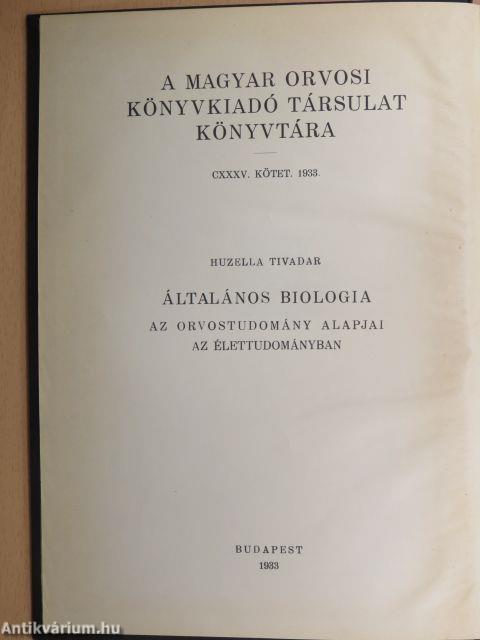 Általános biologia