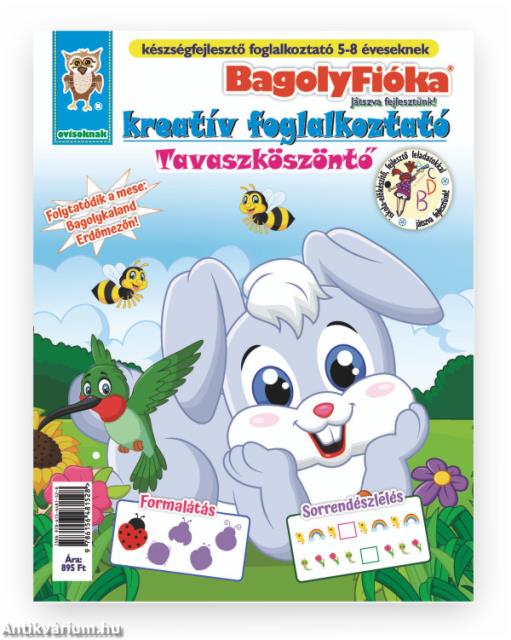 BagolyFióka kreatív foglalkoztató füzet - Tavaszköszöntő