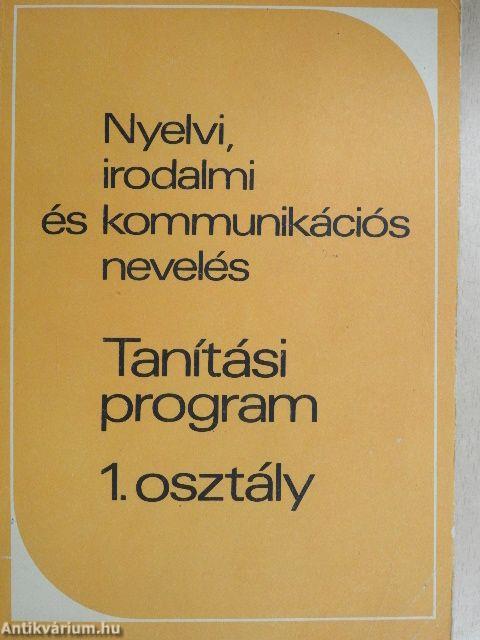 Tanítási program 1. osztály