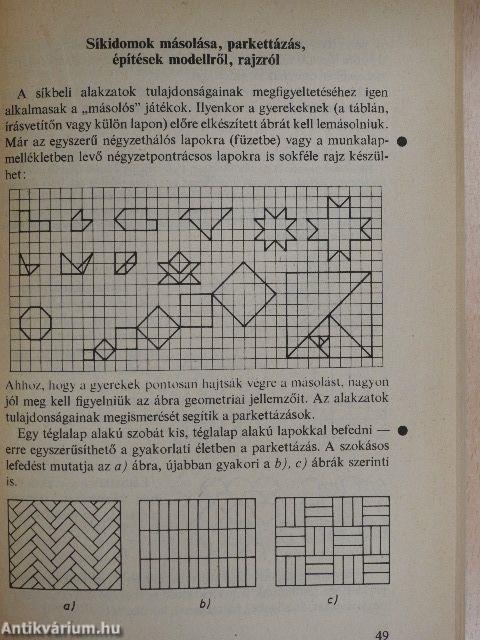 Kézikönyv a matematika 3. osztályos anyagának tanításához