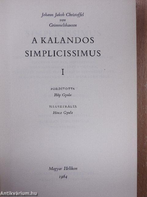 A kalandos Simplicissimus I-II.