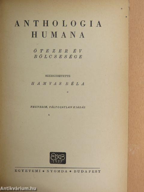 Anthologia humana