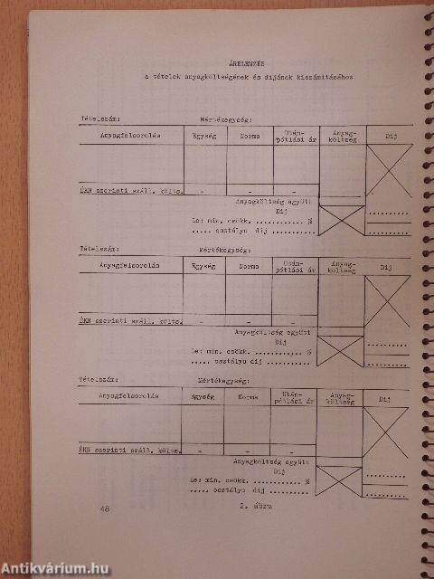 Üzemgazdaságtan és szervezés munkafüzet és feladatlapok