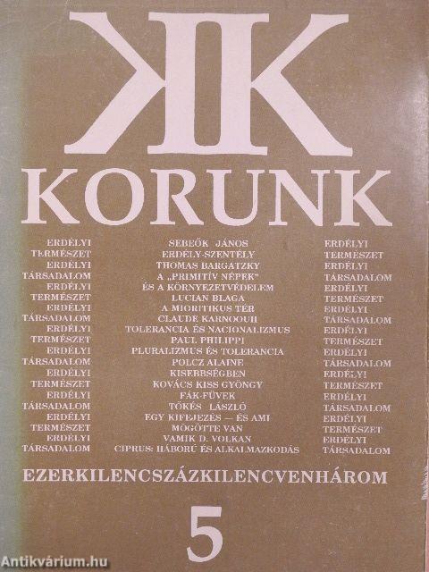 Korunk 1993. május