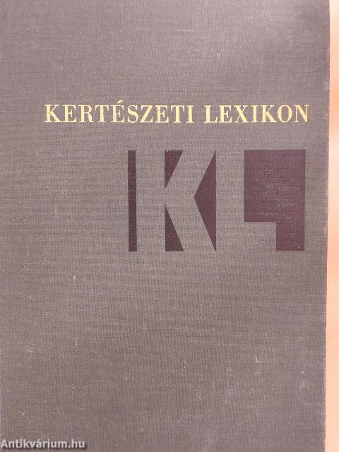 Kertészeti lexikon