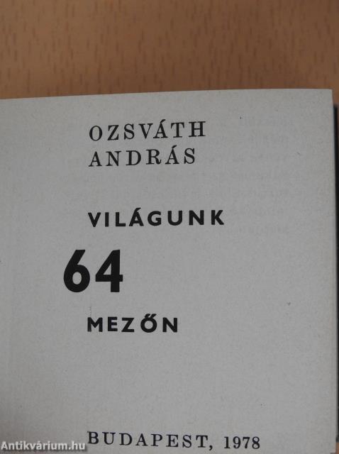 Világunk 64 mezőn (minikönyv)
