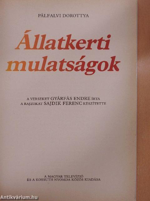 Állatkerti mulatságok