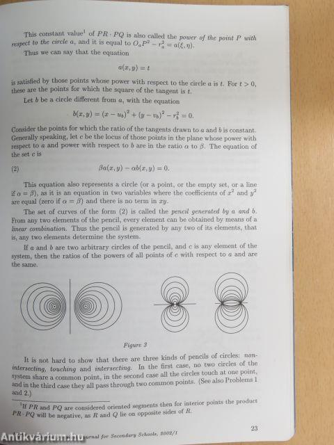 Mathematical and Physical Journal for Secondary Schools November 2002.