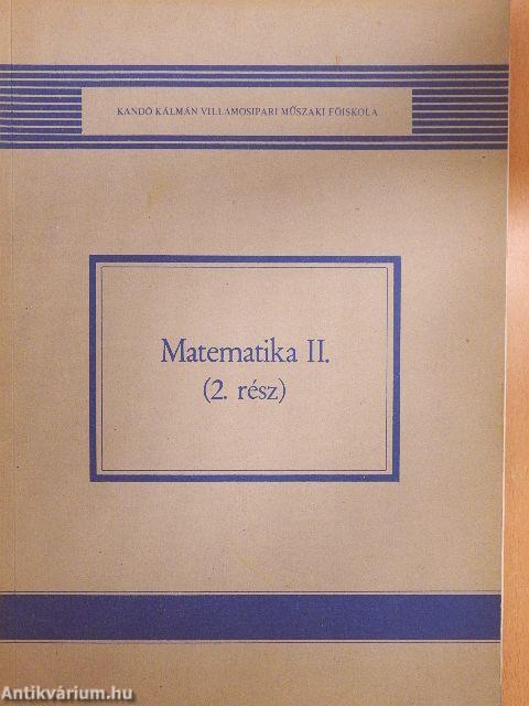 Matematika II./2.