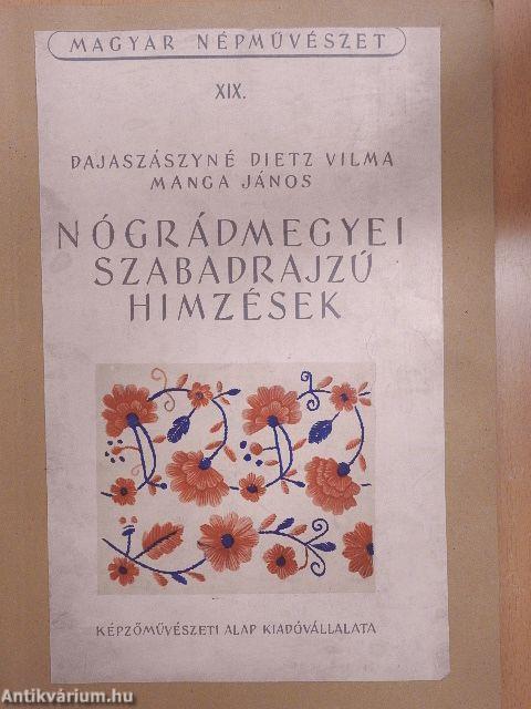 Nógrádmegyei szabadrajzú himzések