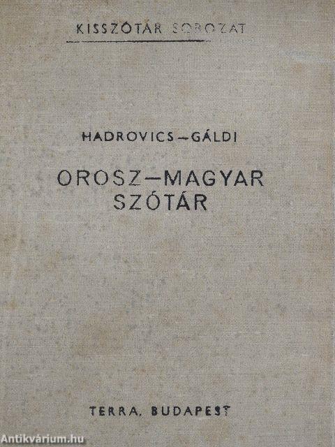 Orosz-magyar szótár 