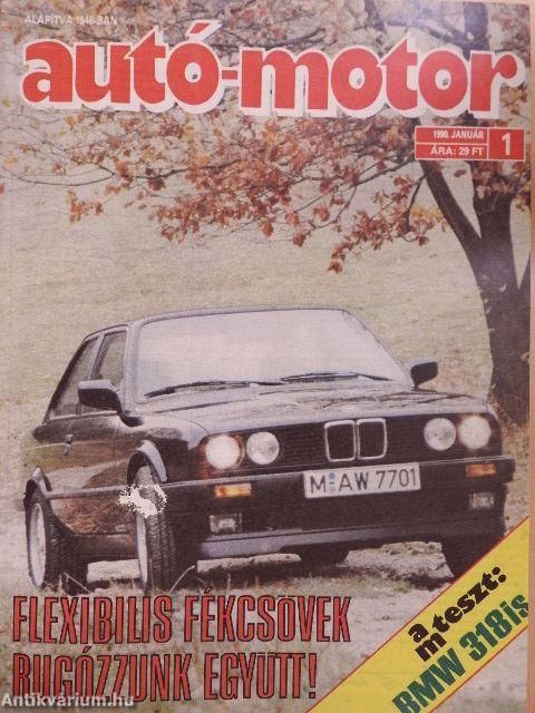 Autó-Motor 1990. (nem teljes évfolyam)/Autó-Motor Magazin 1990 nyár/Autó-Motor VETERÁN 1990. december